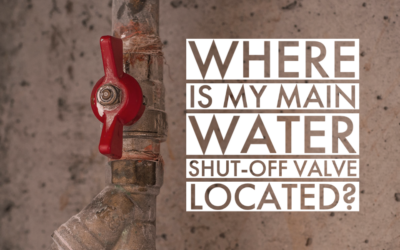 Where Is My Main Water Shut-Off Valve?