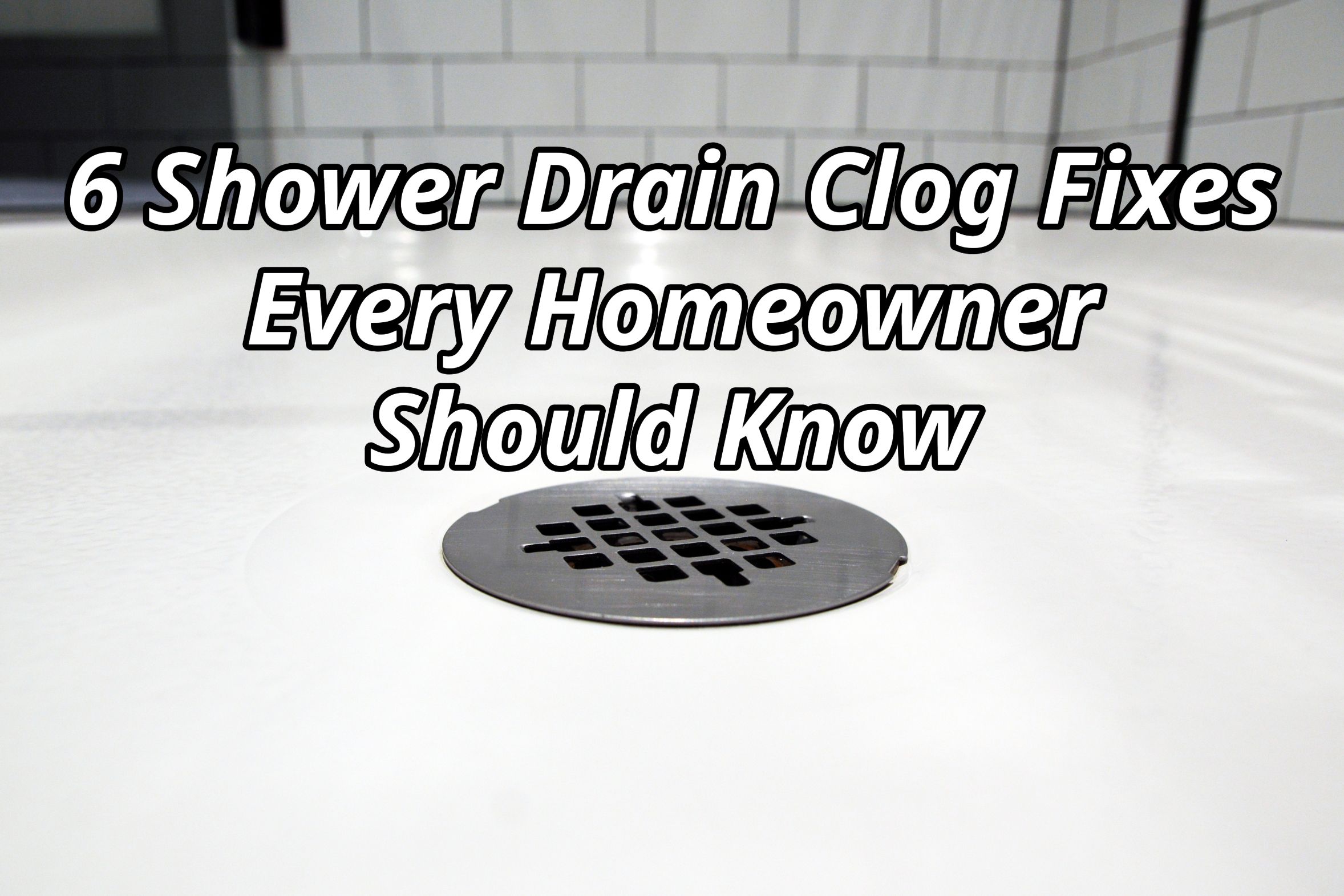 Dublin, Ohio plumbing blog on how to unclog your shower drain.